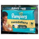 Pampers Swaddlers N Ultra Day Night Diapers 174ct