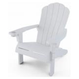 Keter Adirondack Chair White Untested