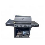 Four-Burner Propane Gas Grill with Side Burner
