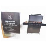 Pro Series 5 Burner Gas Griddle Stainless Steel