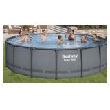 Bestway Power Steel 16 Ft Round Pool Set, 3 Boxes