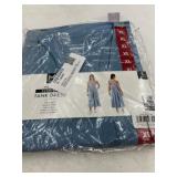 Blue Rib Tank Dress Size XL