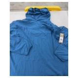 Habit Outdoors Blue Ashes Hooded XL Shirt