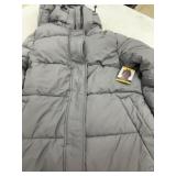 London Fog Gray Puffer Jacket Medium