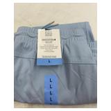 Womens Travel Skort, Size Large, Blue