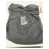 Black Fashion Tankini Top, X-Large