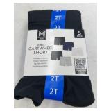 Girls 2T Cartwheel Shorts 5-Pack