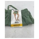 ROXY Pull-On Shorts Size Medium Green