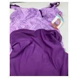 ZeroXposur Purple Tankini Top XL