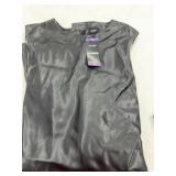 Express Shift Dress Faux Leather XXL