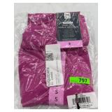 High-Rise Ankle Legging, Pink, Size S