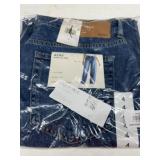 Aero Wide Leg Low Rise Jeans, Size 4