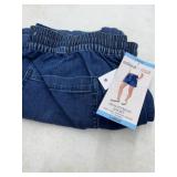 Drawstring Short, Large Denim Blue