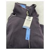 Womens Sandwash Half Zip Pullover, L
