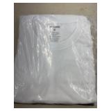 True Classic 2XL White T-Shirt 60/40 Blend
