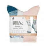 Eddie Bauer Womenï¿½s 4-Pair Hiking Socks Aqua
