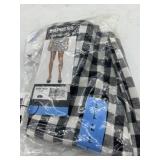 Express Linen Blend Skirt Black/White L