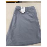 Mens 4XL Pull-On Shorts Gray