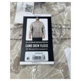 Camo Crew Fleece Sweatshirt, Small