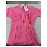 Edited x Hunter McGrady Pink Pleated Dress XS