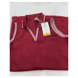 Maroon Polo Dress Shirt, Size Medium