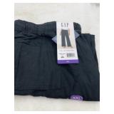 GAP Pull-On Linen Pant Black XXL