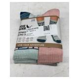 4 Pack Womenï¿½s Crew Socks Assorted Colors