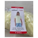 Edited Luxe Sweater X-Small Yellow