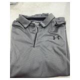 Under Armour Gray Polo Shirt XL