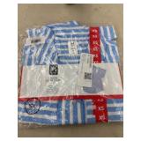 Tencel Camp Shirt XS Blue White Stripe