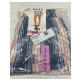Roxy Striped Pull-On Shorts Size S