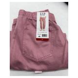 GAP XL Pink Pull-On Barrel Pants