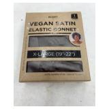 Vegan Satin Elastic Bonnet X-Large
