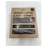 Vegan Satin Elastic Bonnet X-Large