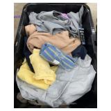 Tote of Miscellaneous Clothing Items