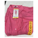 Edited Pleated Shirt Dress Medium Pink