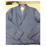DKNY Travel Knit Navy Blazer 48 XL