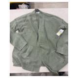 Seven7 Green Knit Cardigan Size M