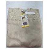 Nine West Cream Knit Sweater, Medium