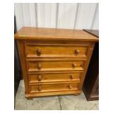 Pine Four-Drawer Chest, 30' Tall x 28' Wide