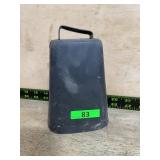 Black Metal Cowbell with Handle