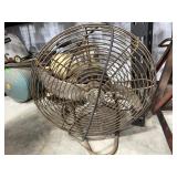 Dayton Industrial Floor Fan With Cage Untested