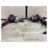 Milwaukee Magnum Electric Drill Pair