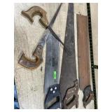 Stanley 14in Backsaw & Assorted Hand Saws