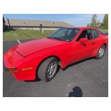 1987 Porsche 944 Coupe, Red, 5-Speed Manual