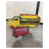 Coca-Cola Yellow Toy Delivery Truck Lot