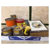 Vintage Cans and Boxes Lot