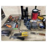 Lot Flashlights and Utility Knives