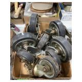 Heavy Duty Swivel Caster Wheels Lot