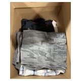 Box: Jeans, Shirts, Adidas, Timberline XL
